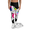 Unicorn 8-Bit Pixel Print Men's Leggings-grizzshop