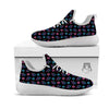 Unicorn Black Girly Print Pattern White Athletic Shoes-grizzshop