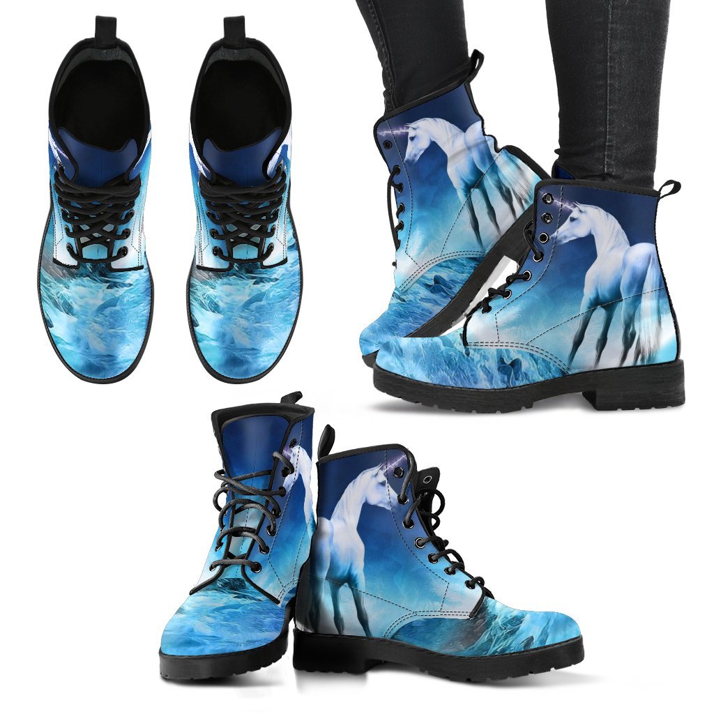 Unicorn Blue Women's Boots-grizzshop