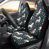 Unicorn Floral Pattern Print Universal Fit Car Seat Covers-grizzshop