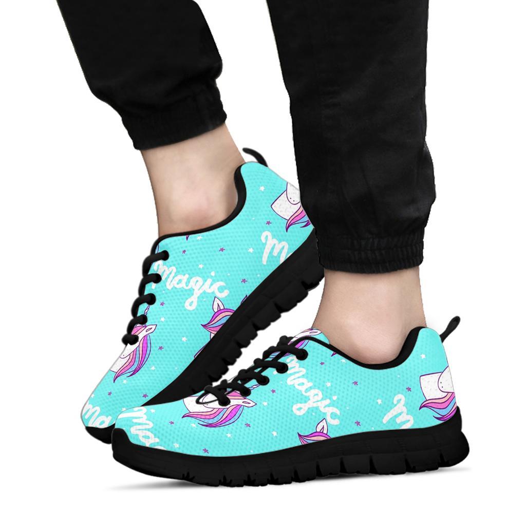 Unicorn Pastel Pattern Print Sneaker Shoes For Men Women-grizzshop