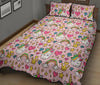 Unicorn Pattern Print Bed Set Quilt-grizzshop