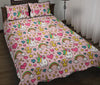 Unicorn Pattern Print Bed Set Quilt-grizzshop