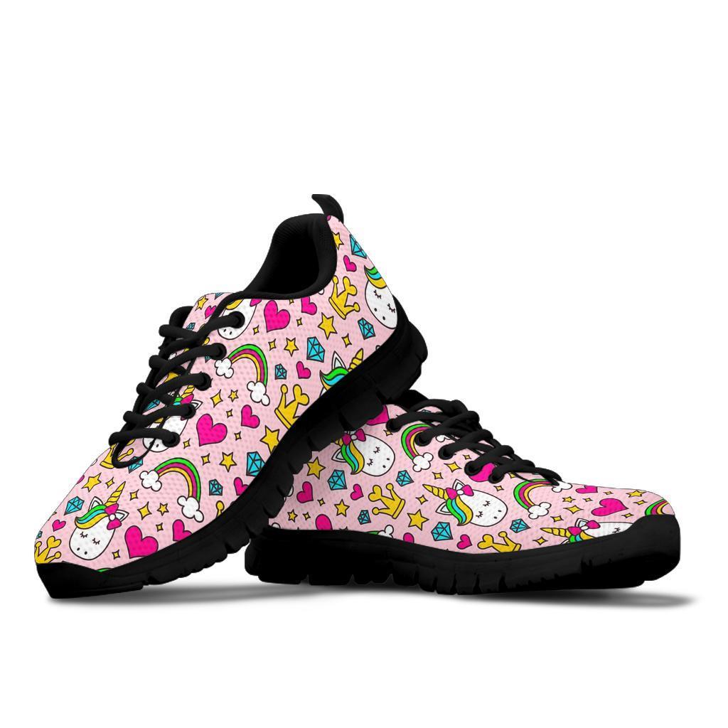 Unicorn Pattern Print Sneaker Shoes For Men Women-grizzshop