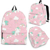 Unicorn Pink Pattern Print Backpack-grizzshop