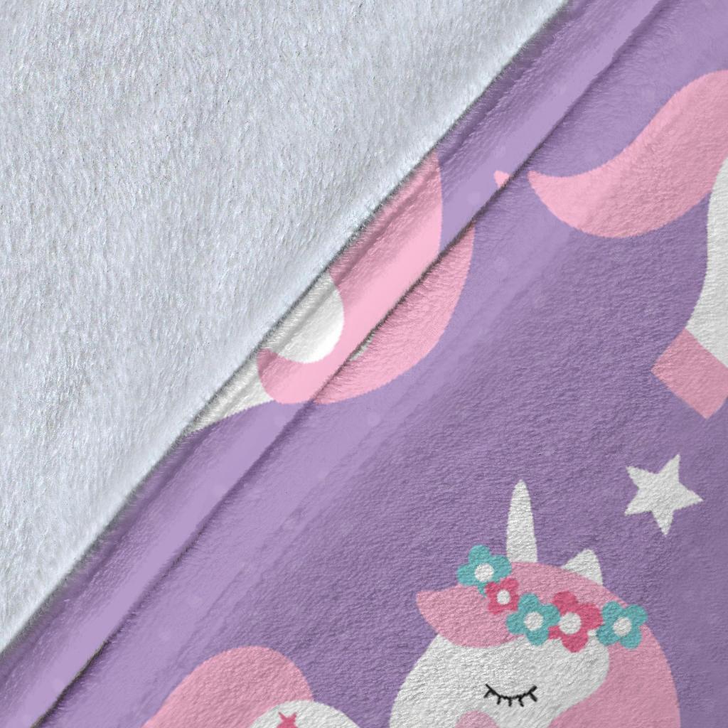 Unicorn Print Pattern Blanket-grizzshop