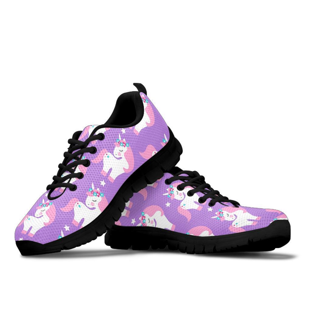 Unicorn Print Pattern Sneaker Shoes For Men Women-grizzshop