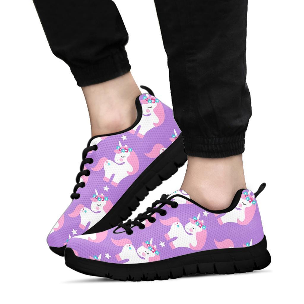 Unicorn Print Pattern Sneaker Shoes For Men Women-grizzshop