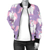 Unicorn Print Pattern Women Casual Bomber Jacket-grizzshop