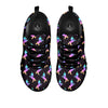 Unicorn Rainbow Origami Print Pattern Black Sneaker-grizzshop