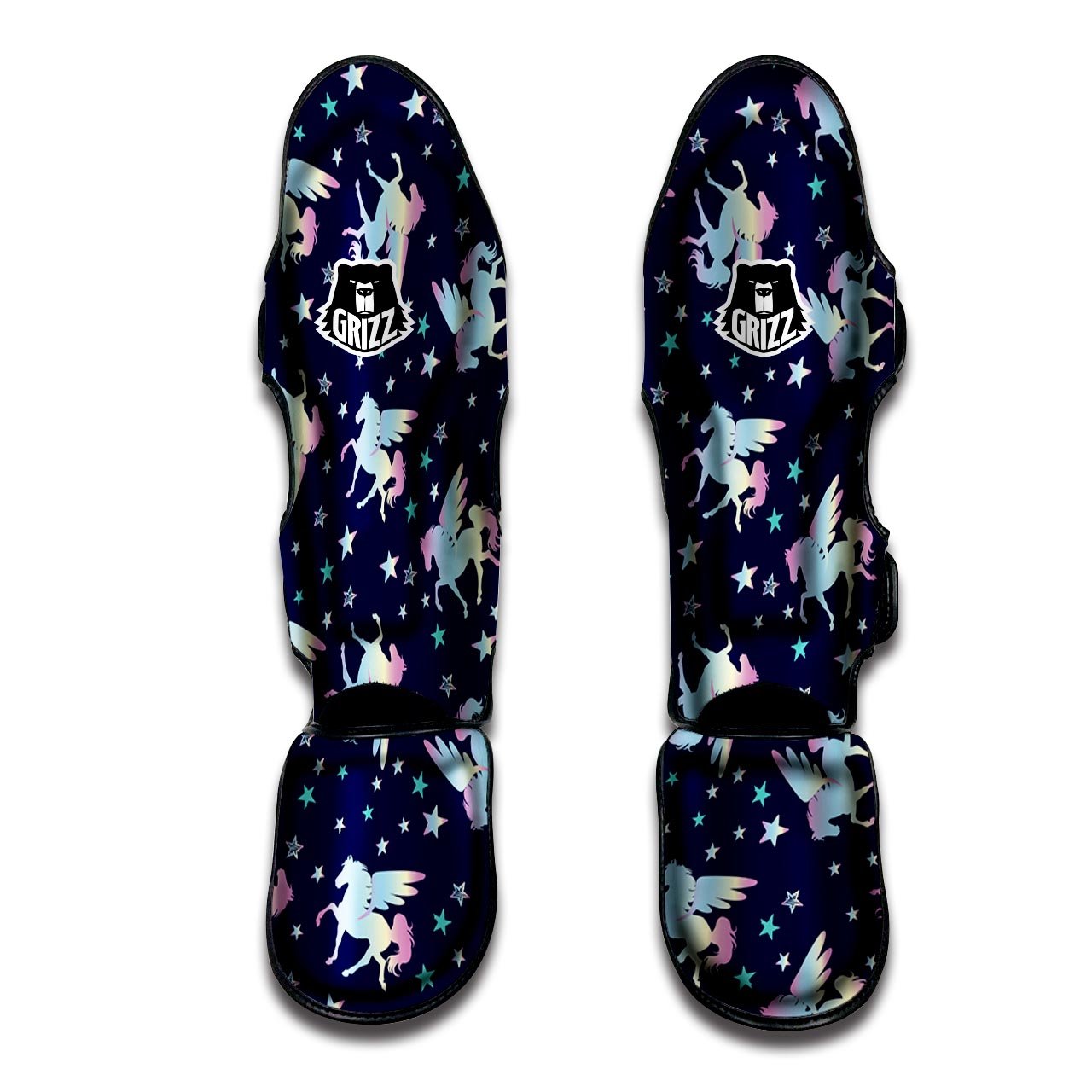 Unicorn Star Fairy Print Pattern Muay Thai Shin Guards-grizzshop