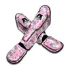 Unicorn White Girly Print Pattern Muay Thai Shin Guards-grizzshop