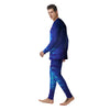 Unidentified Flying Object Blue Print Men's Pajamas-grizzshop