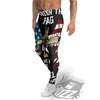 United We Stand American Flag Print Men's Leggings-grizzshop