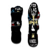 United We Stand American Flag Print Muay Thai Shin Guards-grizzshop