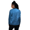 Universe Galaxy Milky Way Print Women's Bomber Jacket-grizzshop