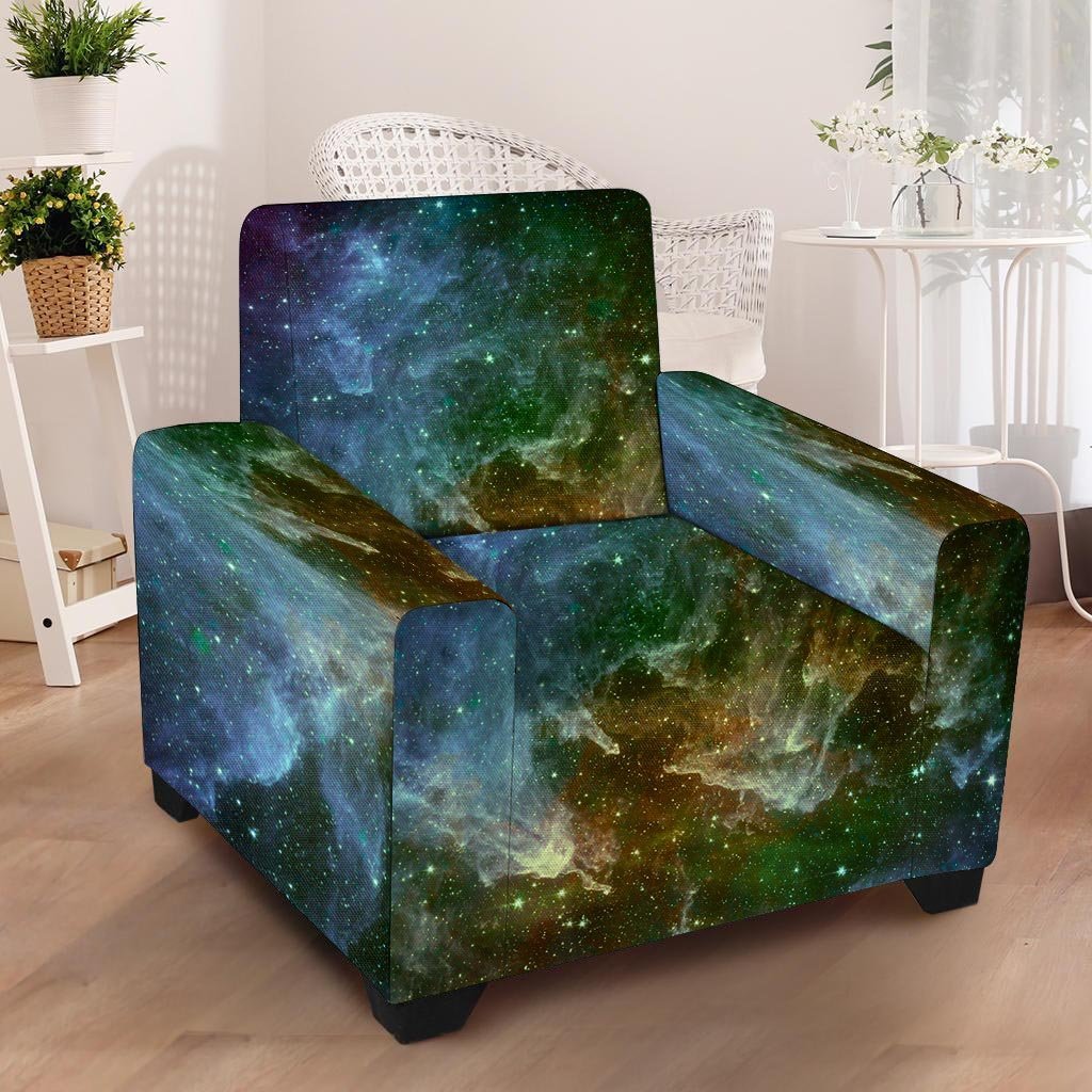 Universe Galaxy Space Armchair Cover-grizzshop