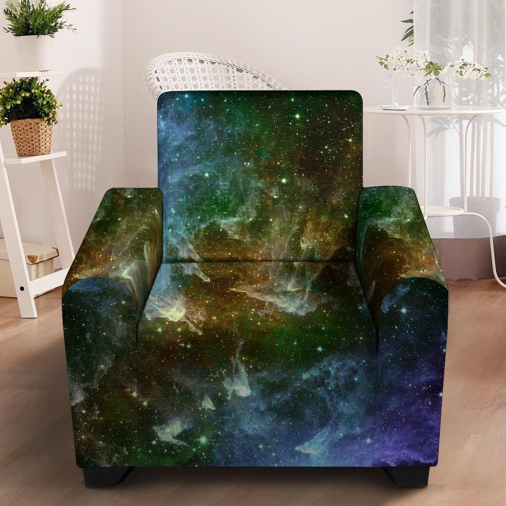 Universe Galaxy Space Armchair Cover-grizzshop