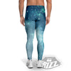 Universe Galaxy Space Blue Sky Print Men's Leggings-grizzshop