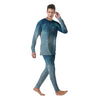 Universe Galaxy Space Blue Sky Print Men's Pajamas-grizzshop