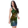 Universe Galaxy Space Bodycon Dress-grizzshop