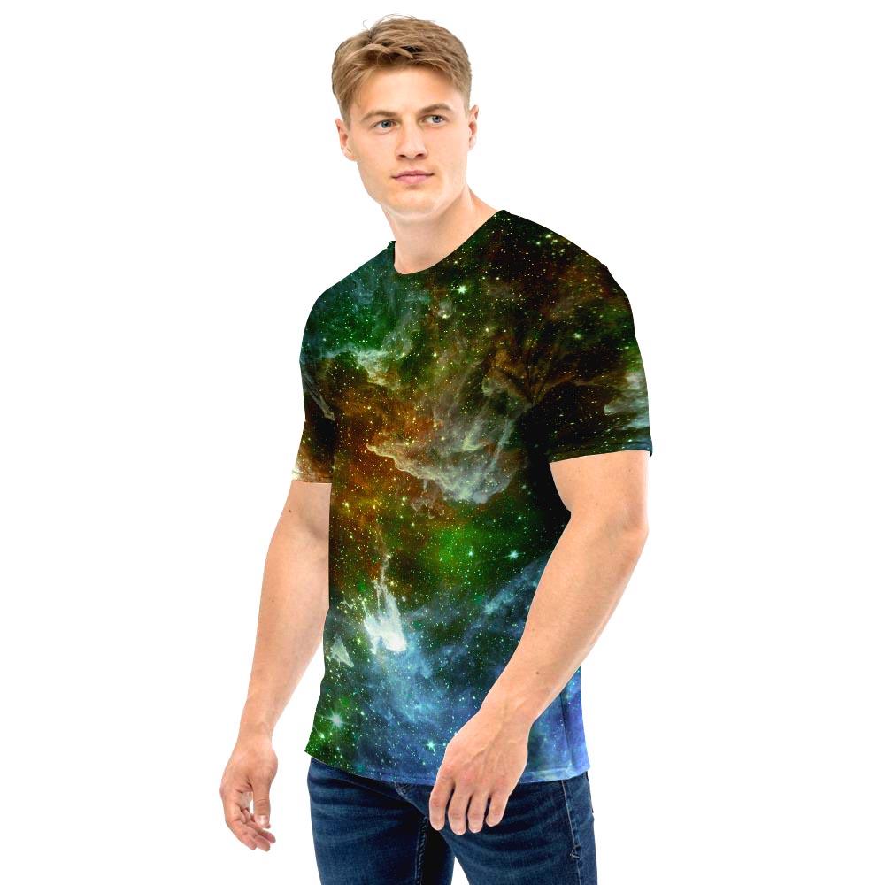 Universe Galaxy Space Men T Shirt-grizzshop