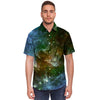 Universe Galaxy Space Men's Short Sleeve Shirt-grizzshop