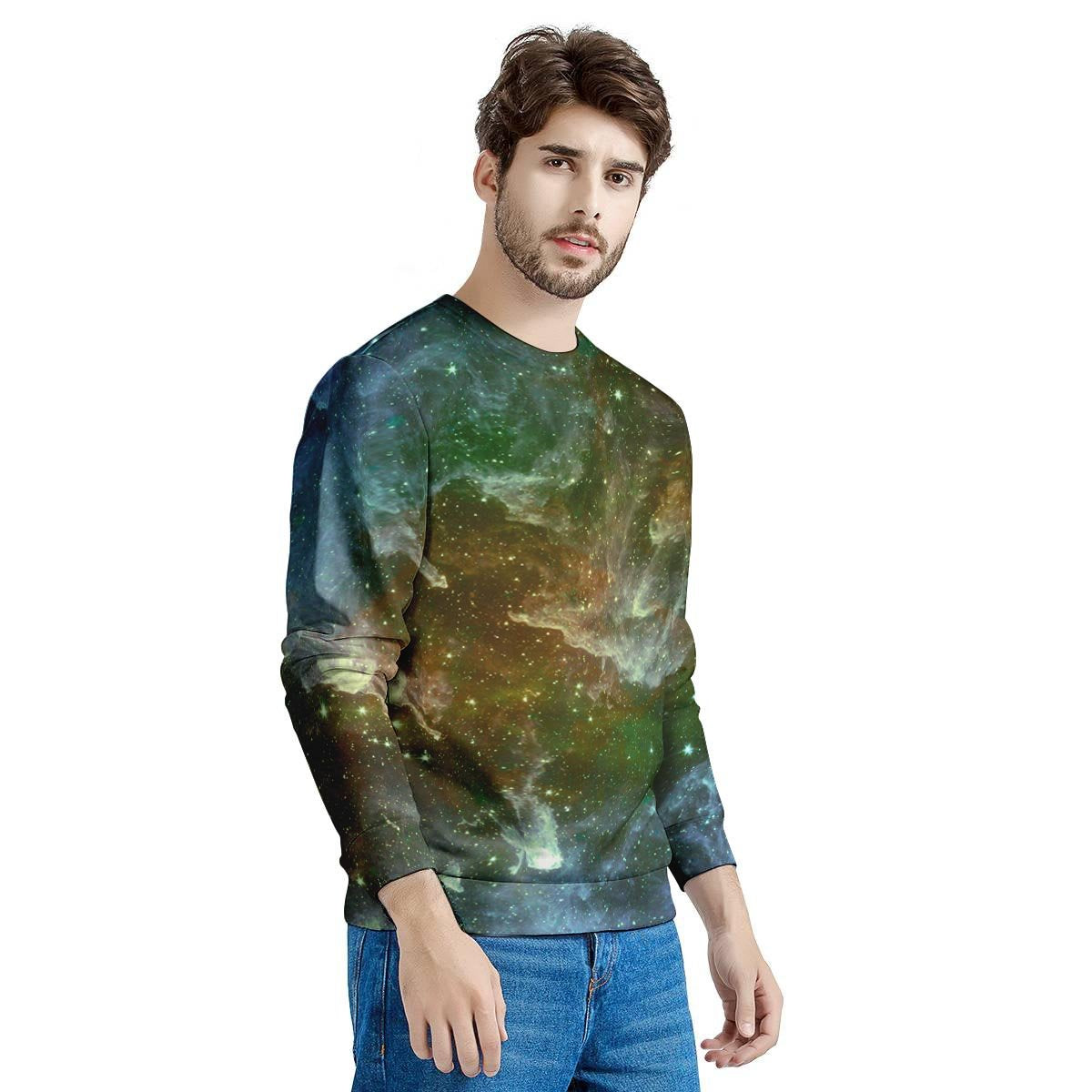 Universe Galaxy Space Men's Sweatshirt-grizzshop