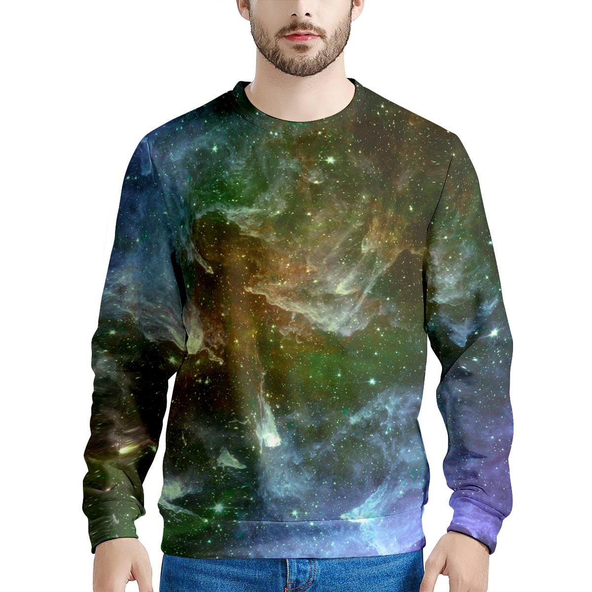 Universe Galaxy Space Men's Sweatshirt-grizzshop