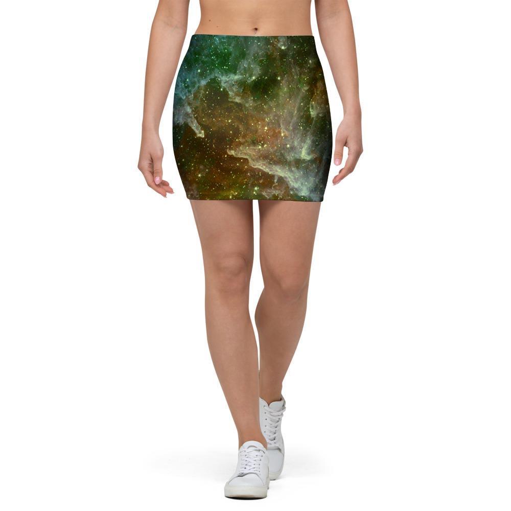 Universe Galaxy Space Mini Skirt-grizzshop