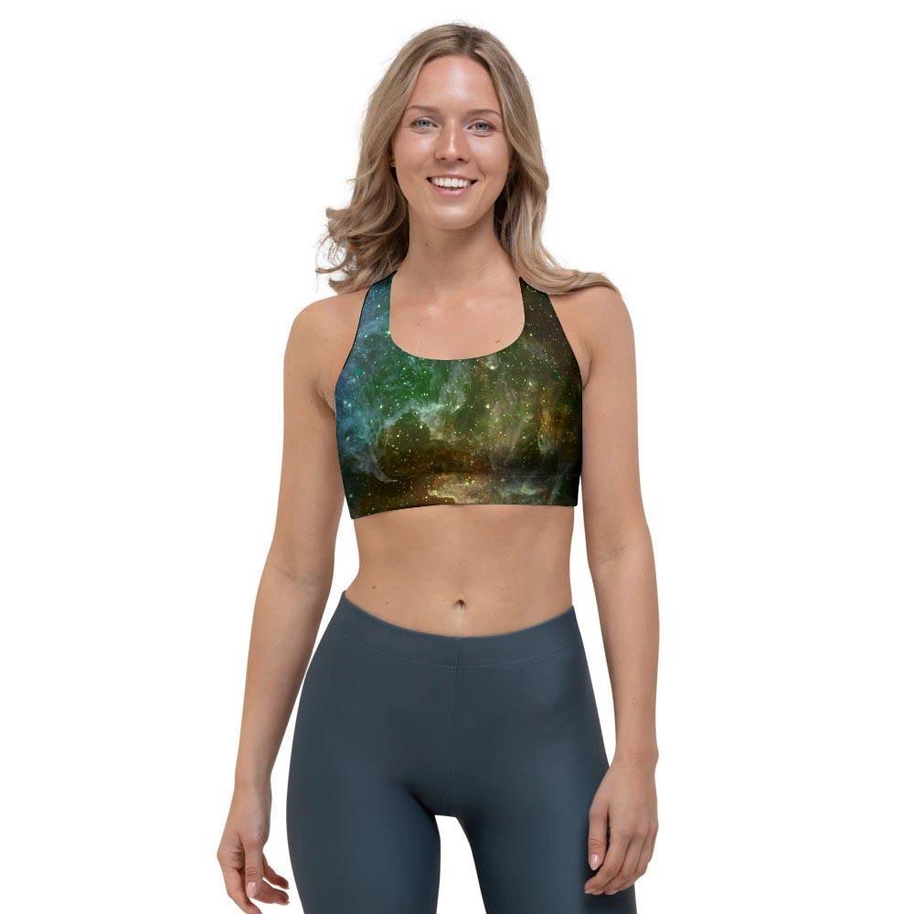 Universe Galaxy Space Sports Bra-grizzshop