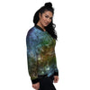 Universe Galaxy Space Women's Bomber Jacket-grizzshop