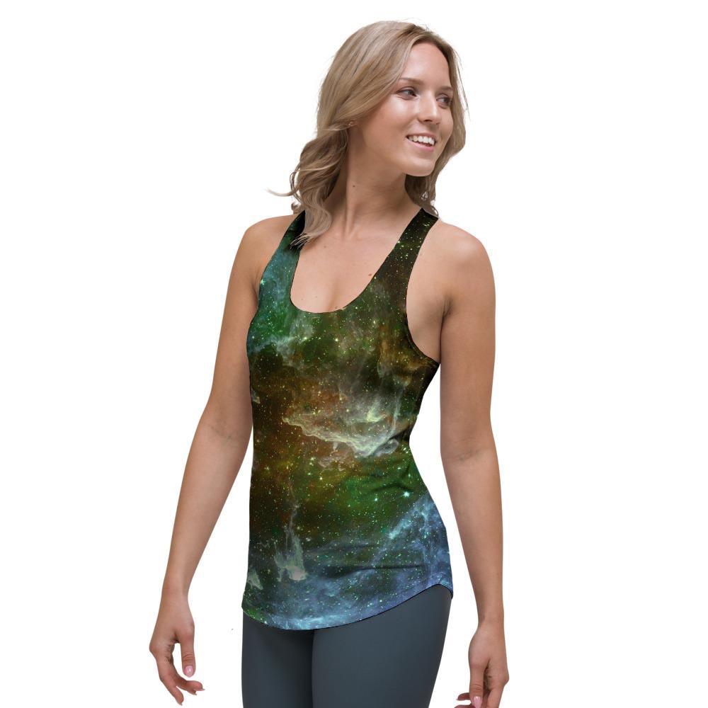 Universe Galaxy Space Women's Racerback Tank Top-grizzshop