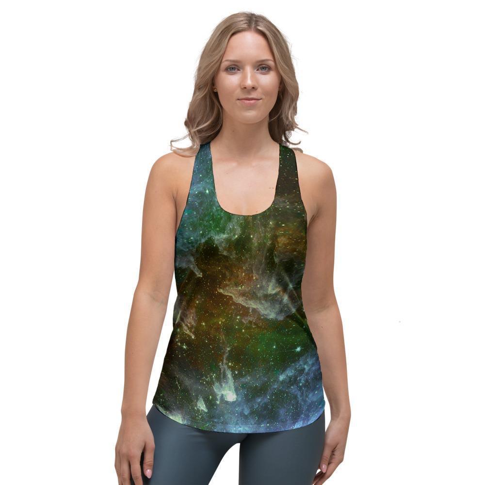 Universe Galaxy Space Women's Racerback Tank Top-grizzshop