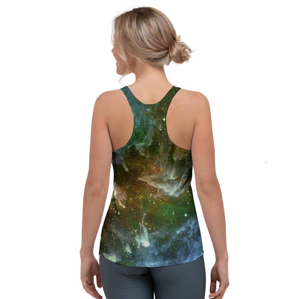 Universe Galaxy Space Women's Racerback Tank Top-grizzshop