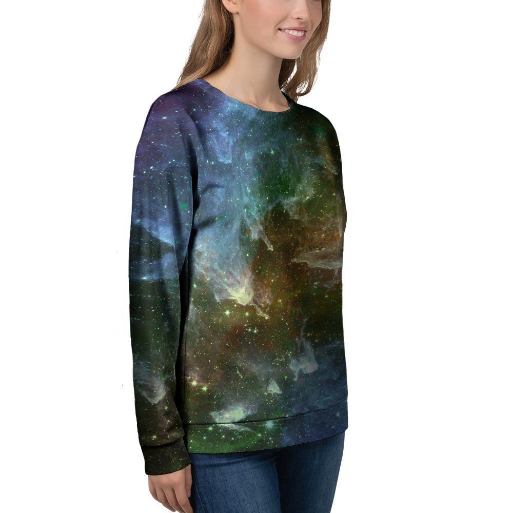 Universe Galaxy Space Women's Sweatshirt-grizzshop