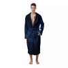 Universe Milky Way Print Men's Robe-grizzshop