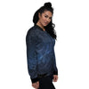 Universe Milky Way Print Women's Bomber Jacket-grizzshop