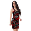 Urban Graffiti HipHop Print Bodycon Dress-grizzshop