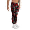 Urban Graffiti HipHop Print Men's Leggings-grizzshop