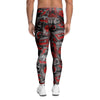 Urban Graffiti HipHop Print Men's Leggings-grizzshop