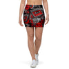 Urban Graffiti HipHop Print Mini Skirt-grizzshop