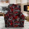 Urban Graffiti HipHop Print Recliner Cover-grizzshop