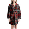 Urban Graffiti HipHop Print Women's Robe-grizzshop