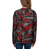 Urban Graffiti HipHop Print Women's Sweatshirt-grizzshop