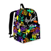 Urban Graffiti Print Backpack-grizzshop