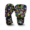 Urban Graffiti Print Boxing Gloves-grizzshop