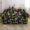 Urban Graffiti Print Loveseat Cover-grizzshop