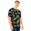 Urban Graffiti Print Men T Shirt-grizzshop