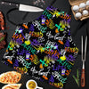 Urban Graffiti Print Men's Apron-grizzshop